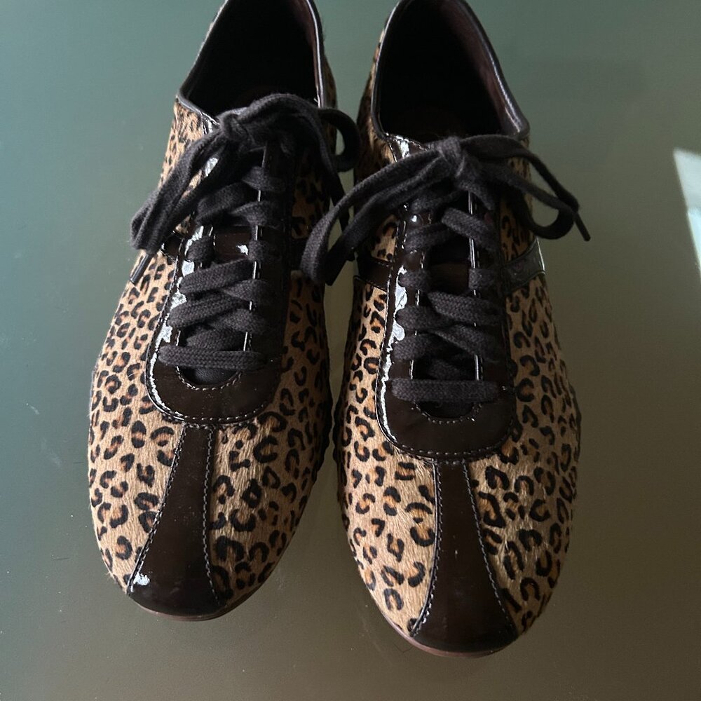 Cole Haan Air Bria HC Oxford - Leopard Print - Size 6AA (Narrow)